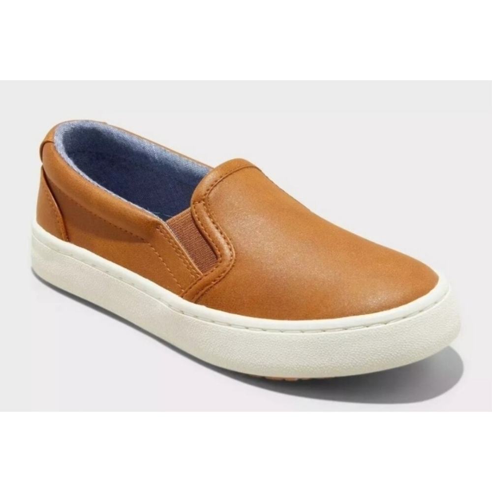Cat & Jack Colby Slip-On Faux Leather Sneaker